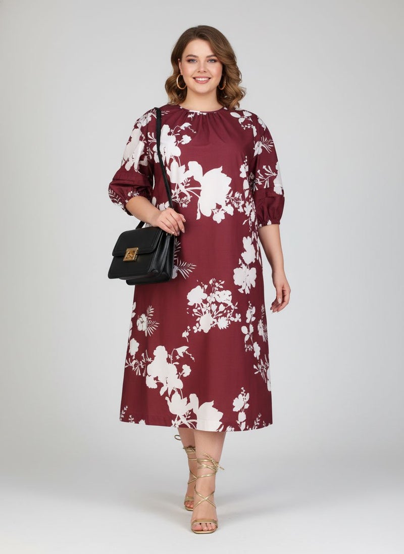 ANNE KLEIN Women Floral Print Shift Dress, Multicolor - Image 1